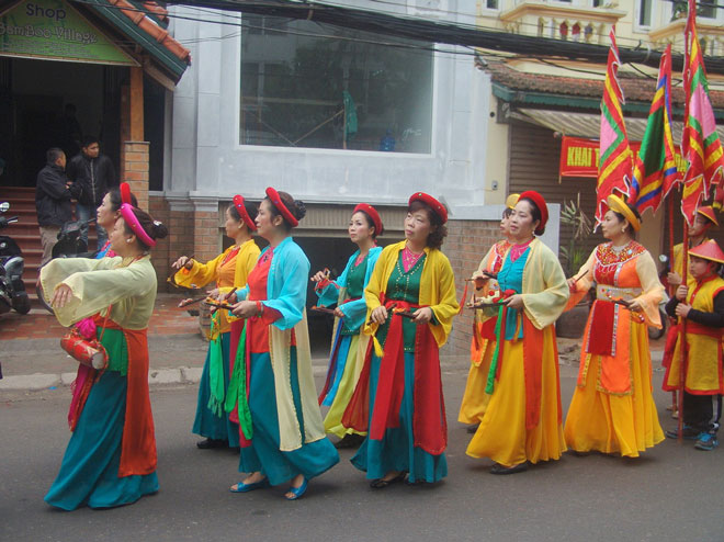 lễ hội đình làng Quảng Bá5