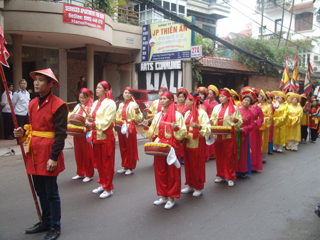 lễ hội đình làng Quảng Bá6
